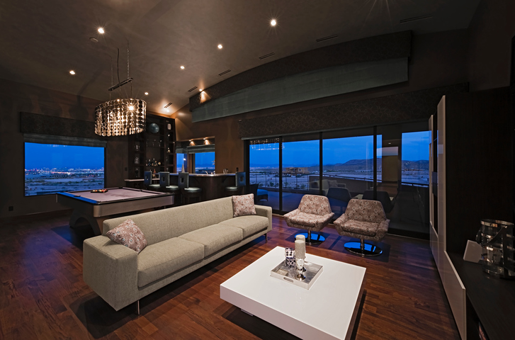 Interior with some outside views from windows